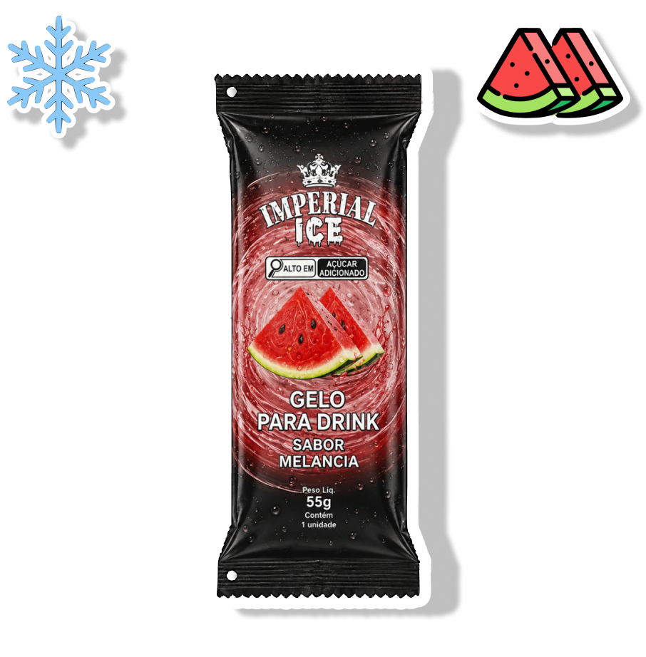 IMPERIAL ICE GELO SABORIZADO - MELANCIA